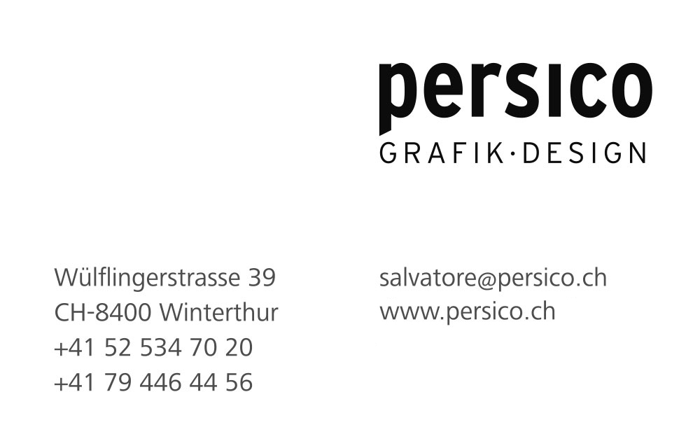 Visitenkarte Persico